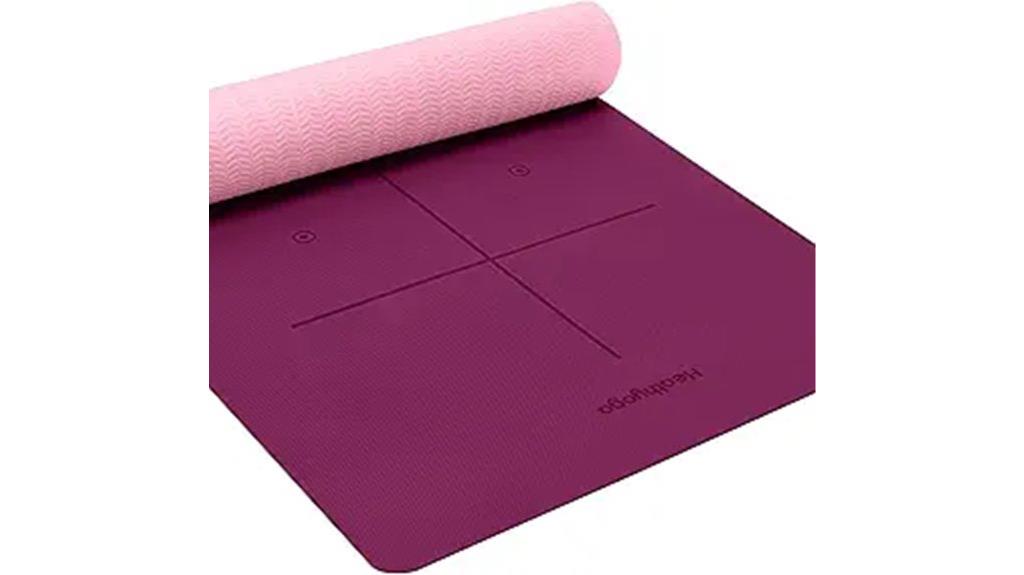 eco friendly non slip yoga mat