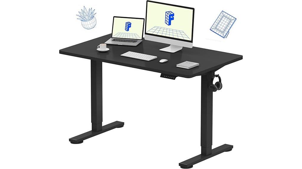 electric 48x24 standing desk