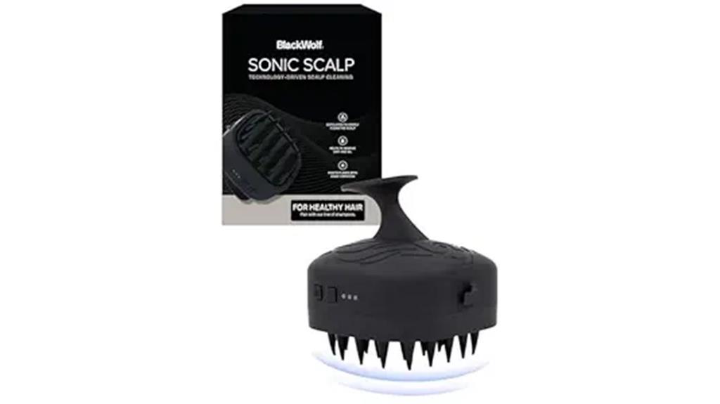 electric scalp massager brush