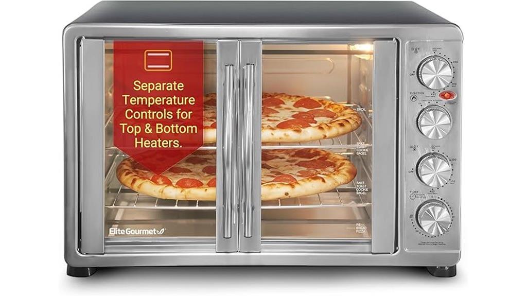 elegant french door oven
