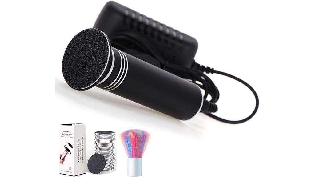 enhanced foot exfoliating device