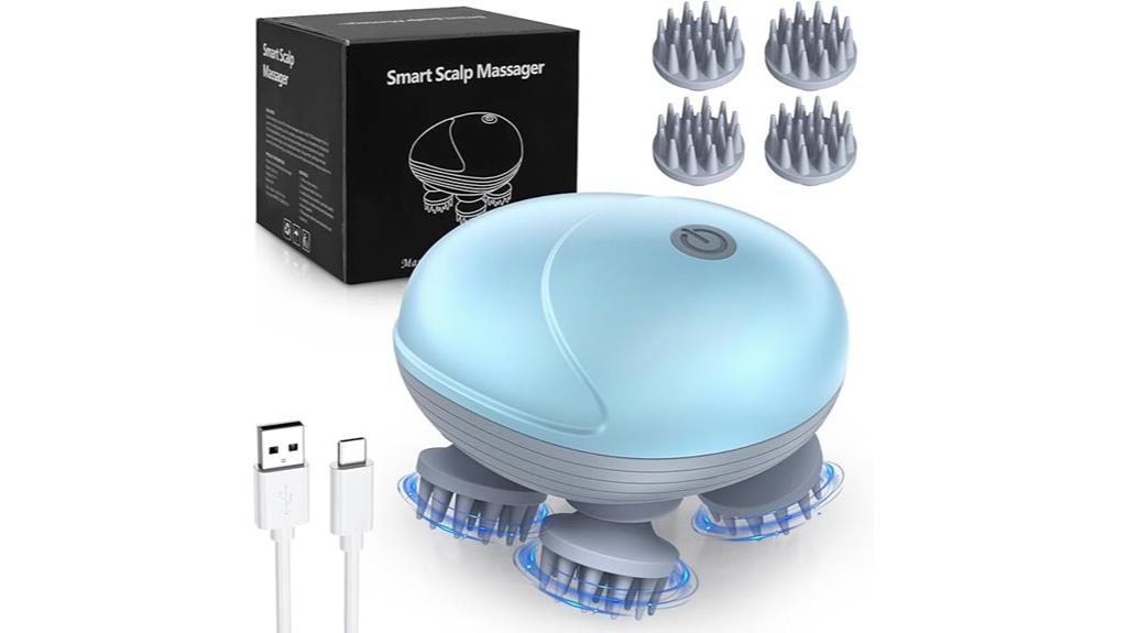 enhanced portable head massager