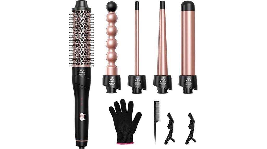 five in one curling set