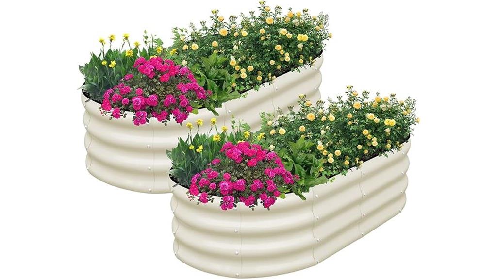 galvanized raised garden bed