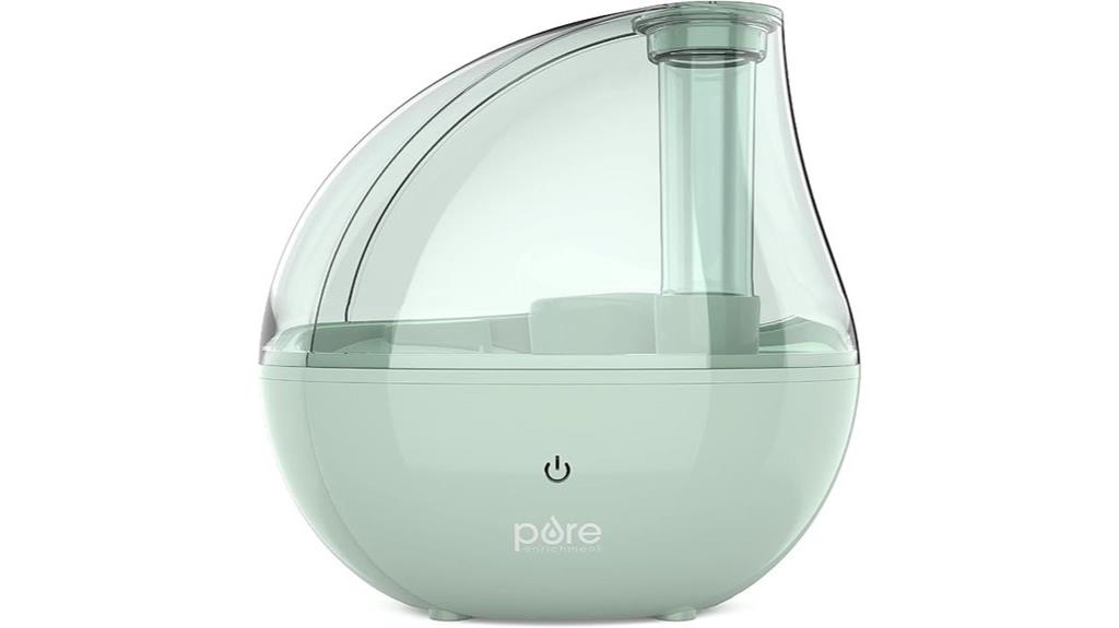 gentle ultrasonic humidifier with light
