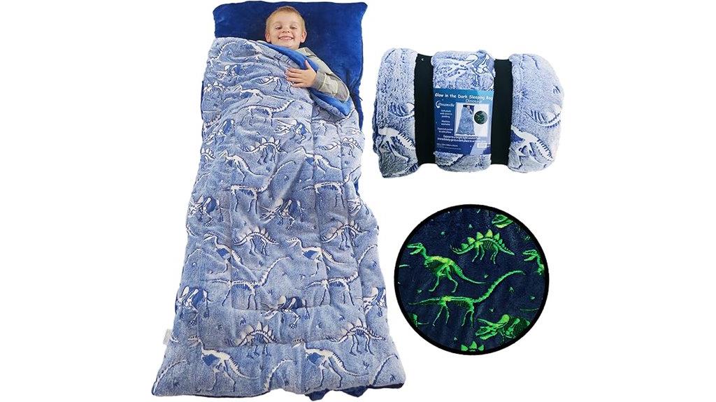 glow in the dark dinosaur unicorn