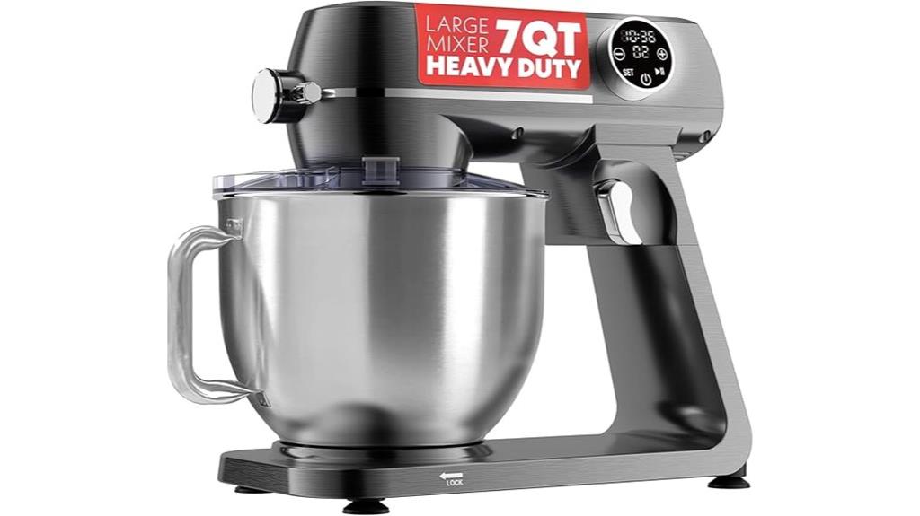 gourmia 7qt silver mixer