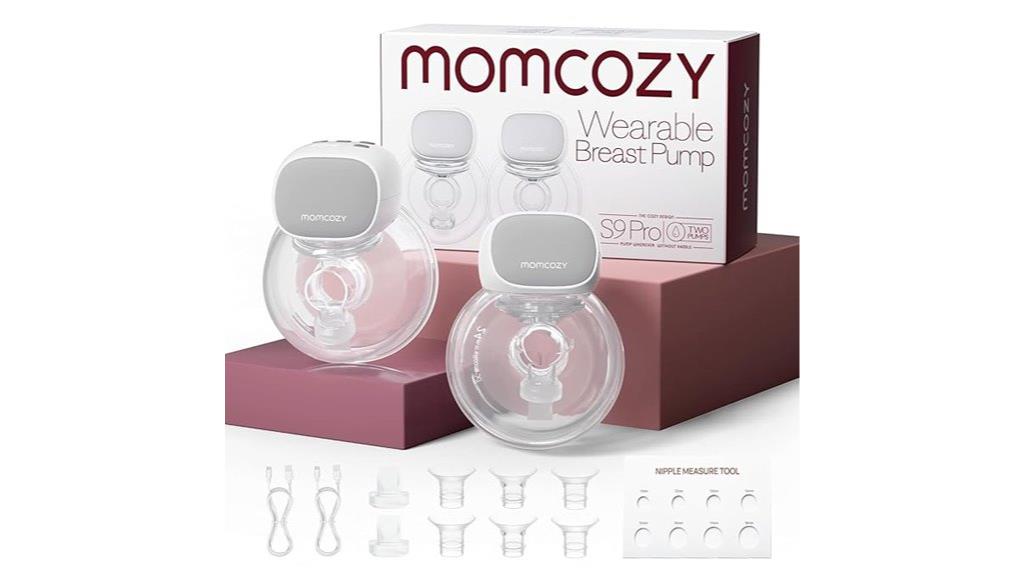 hands free double breast pump