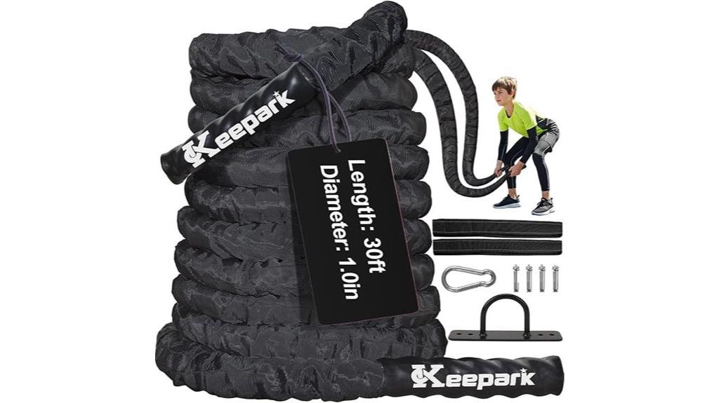 heavy workout rope length