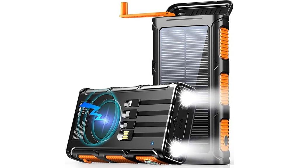 high capacity solar power bank