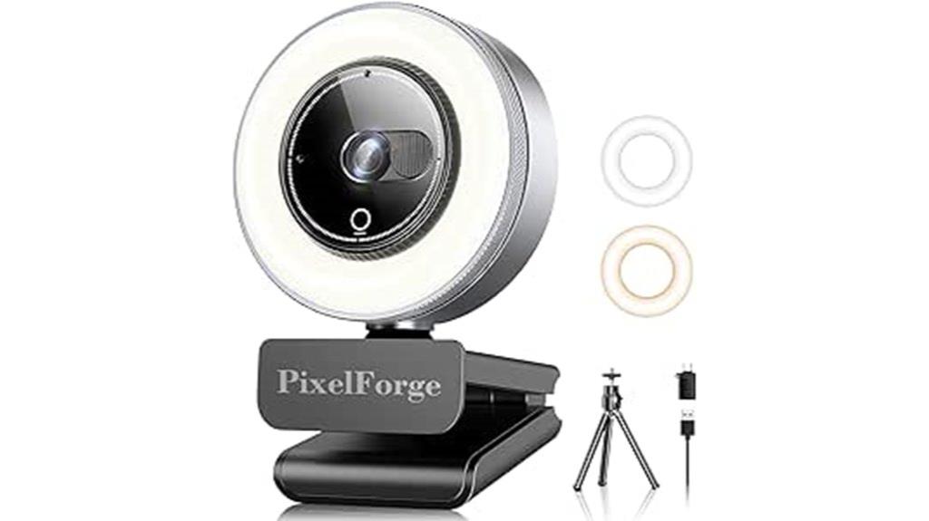 high resolution webcam with cover