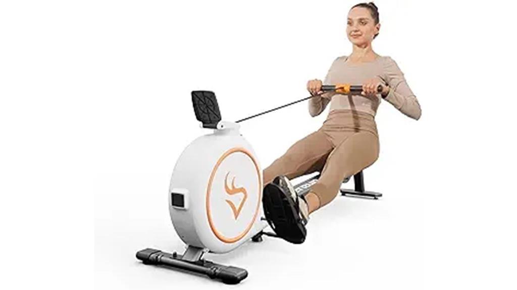 home rowing machine led