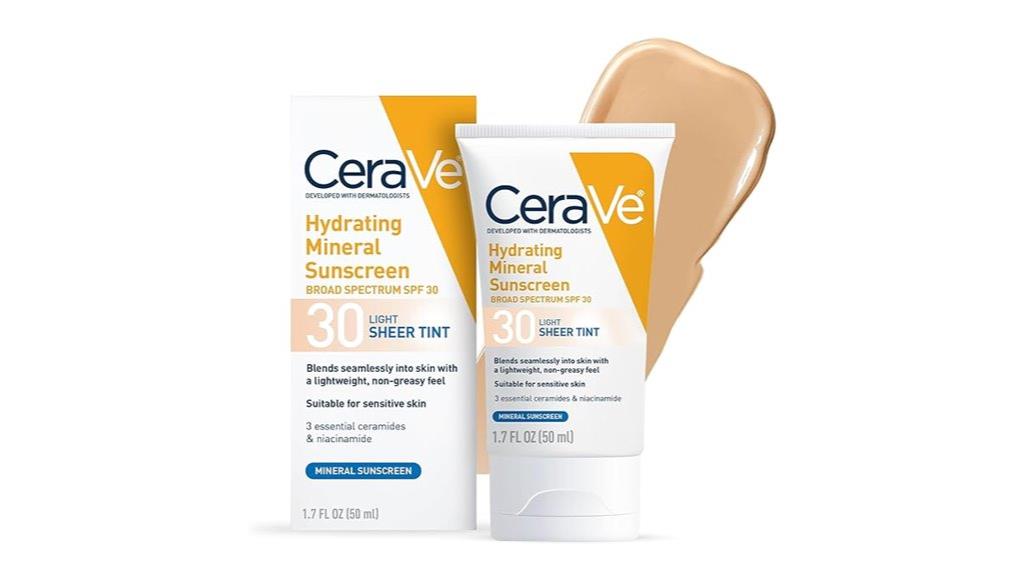 hydrating mineral sunscreen spf30