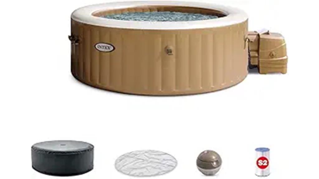 intex bubble spa set