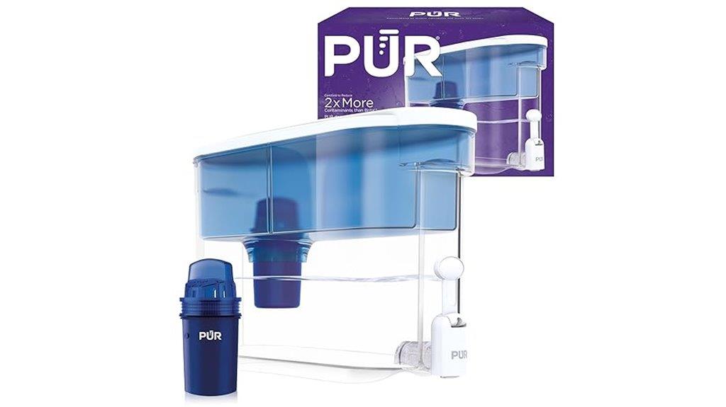large countertop water filter