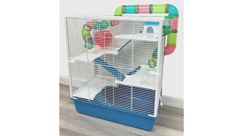 large multi tier hamster cage