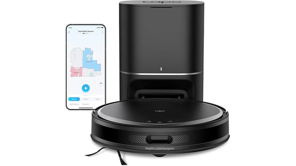 lidar vacuum mop dock