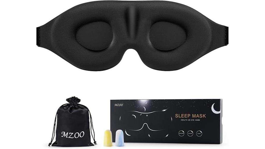 luxurious side sleeper eye mask