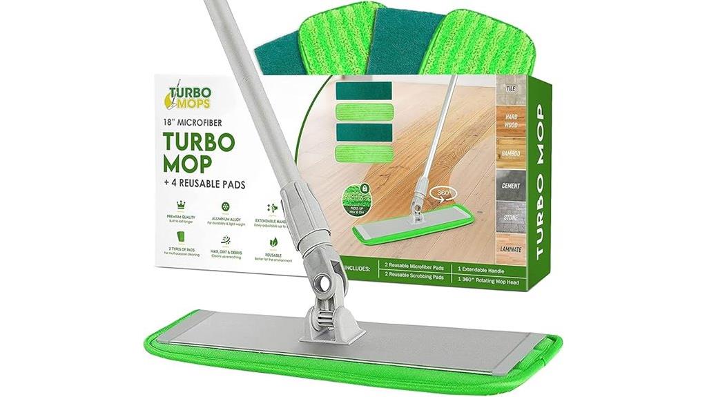 microfiber mop with pads