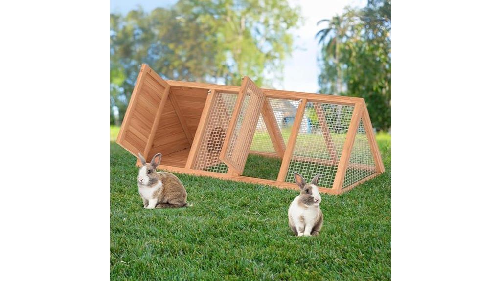 outdoor a frame animal cage