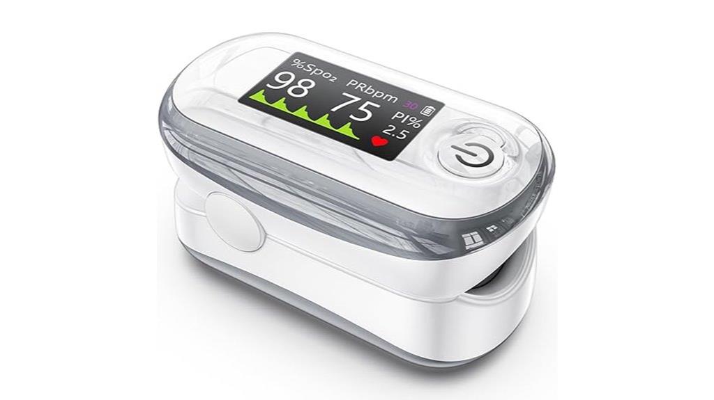oximeter with tft memory