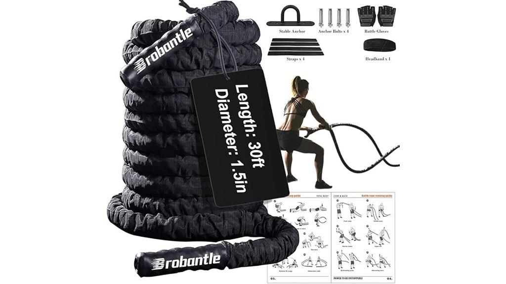 pink heavy workout rope