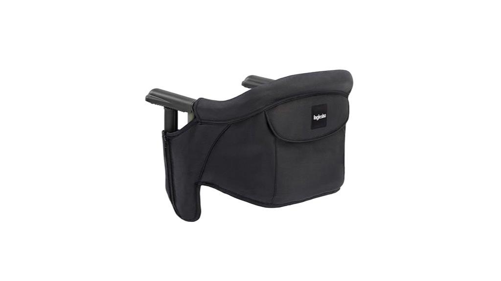 portable black baby high chair