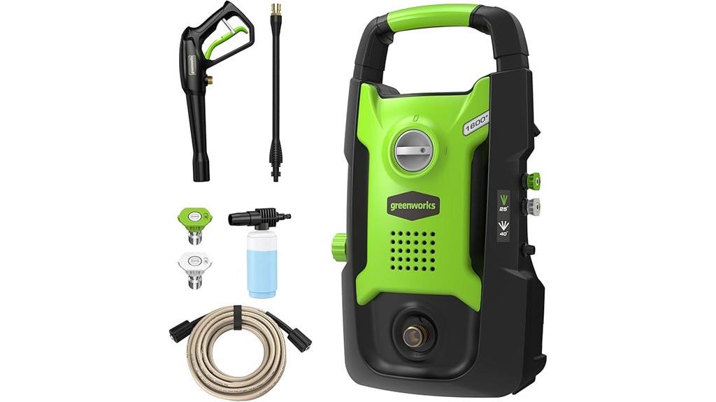 portable greenworks pressure washer