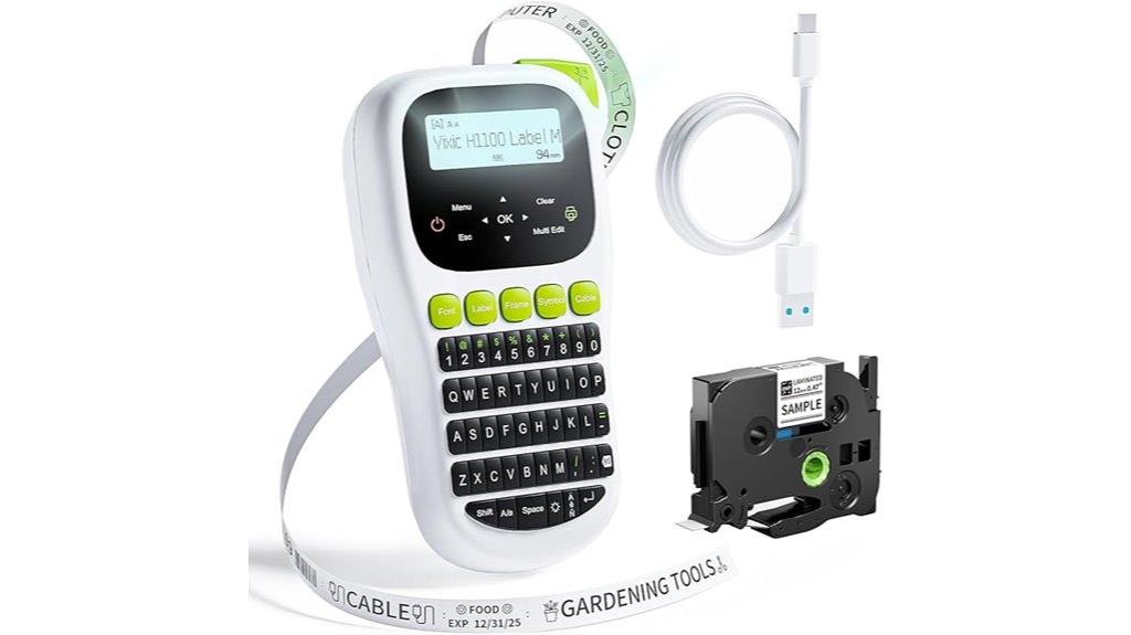 portable handheld label maker