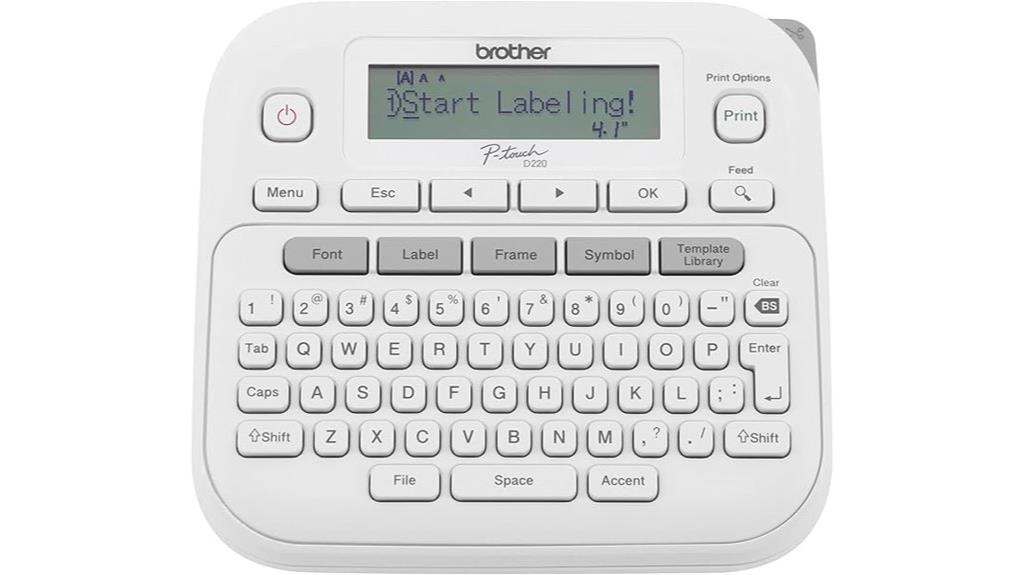 portable home office label maker