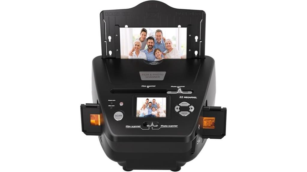 portable photo scanner with screen