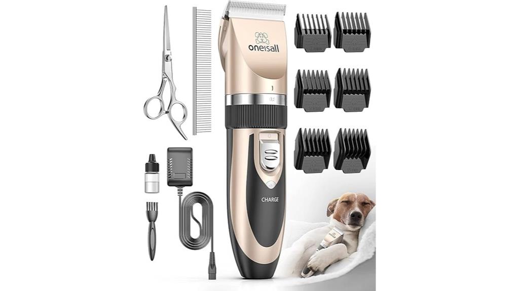 rechargeable cordless quiet grooming