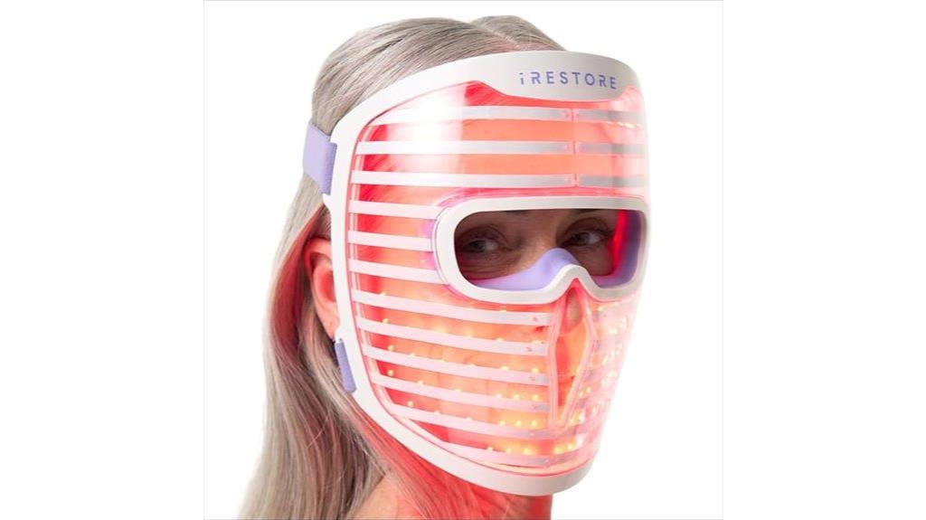 red light face mask