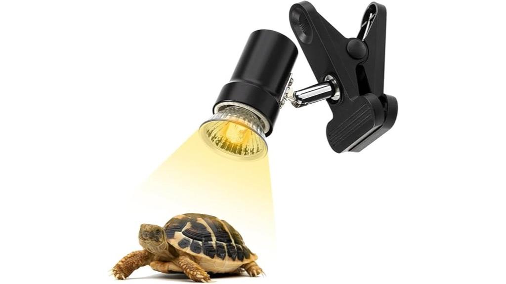 reptile heat lamp with uva uvb bulb