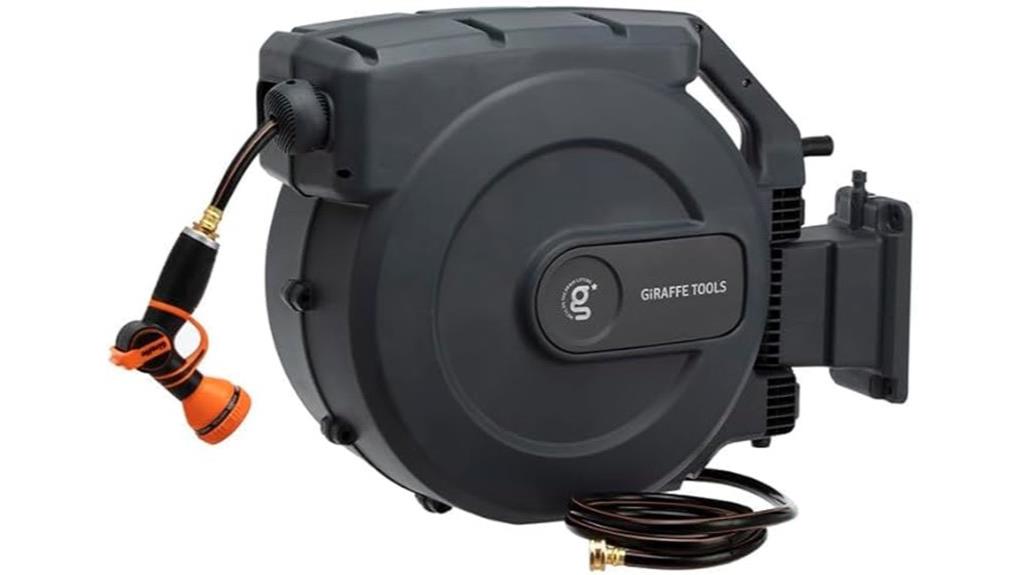 retractable garden hose reel