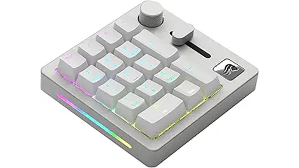 rgb backlit bluetooth numpad
