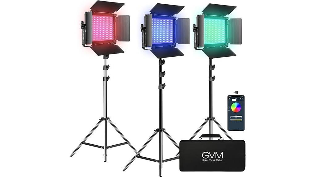 rgb led video light