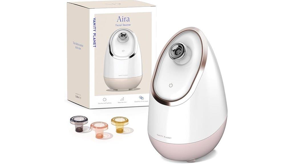 rose gold facial steamer