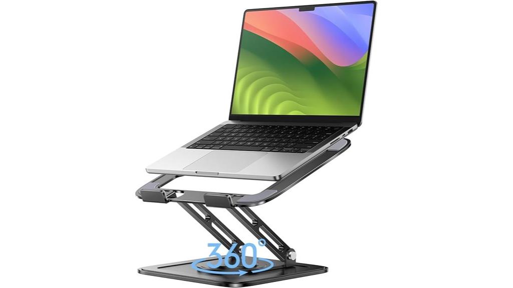 rotatable adjustable laptop stand