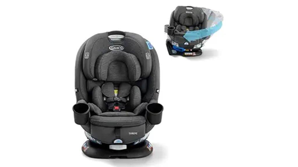 rotating convertible car seat