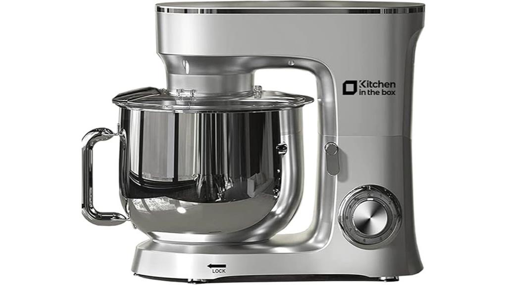 silver compact kitchen mixer