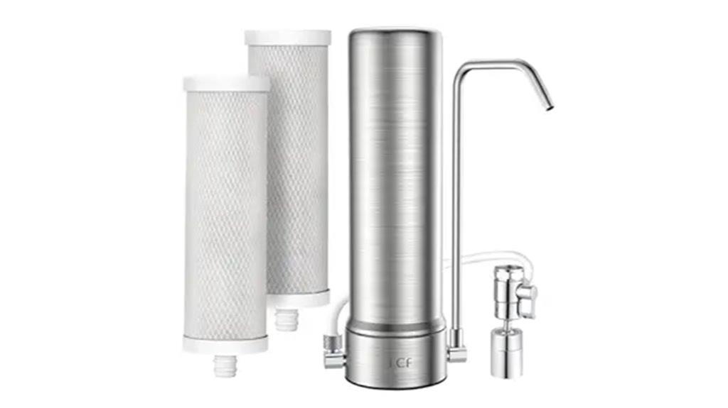 silver ion countertop filters
