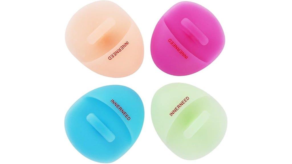 soft silicone facial brush pack