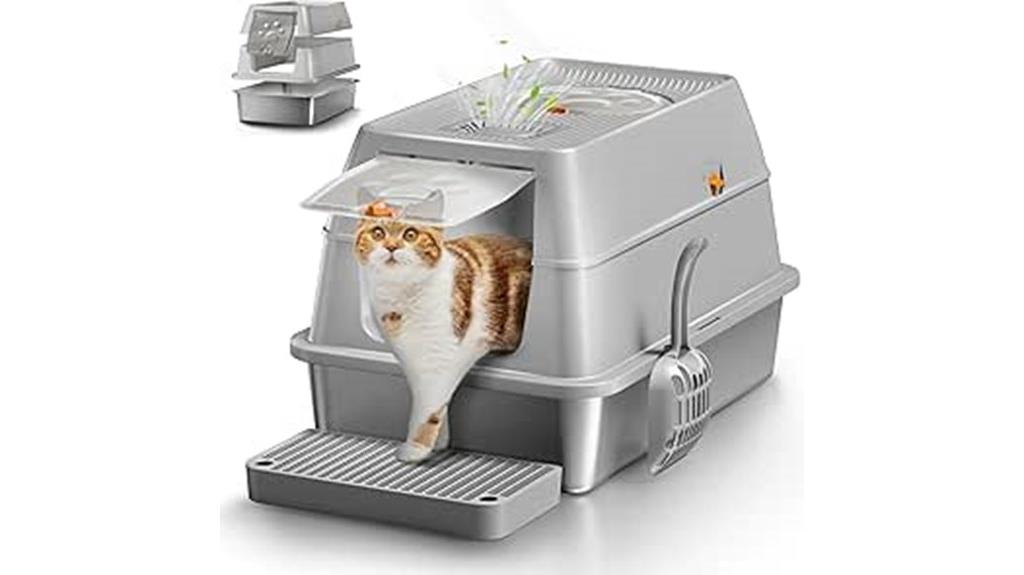 stainless steel cat litter box