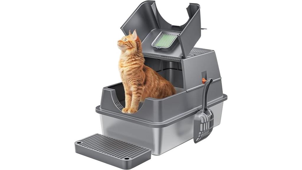 stainless steel cat litter box