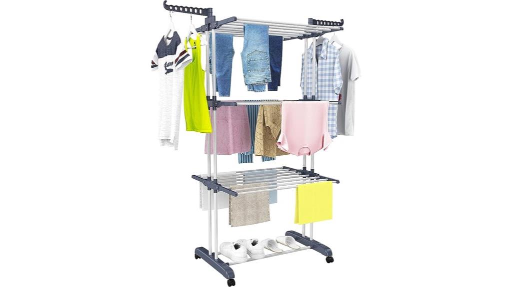 stainless steel folding rack