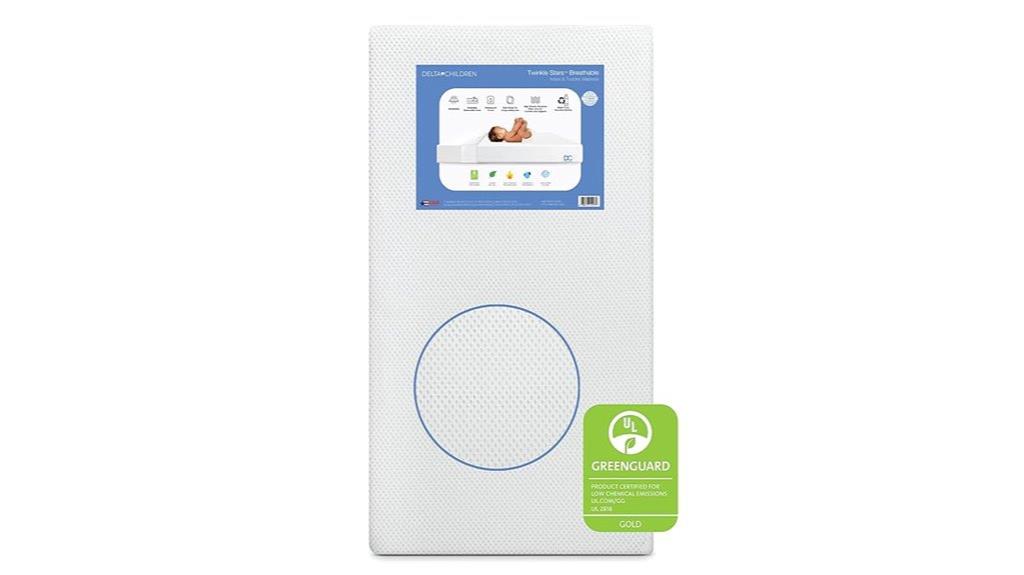 starry crib mattress comfort