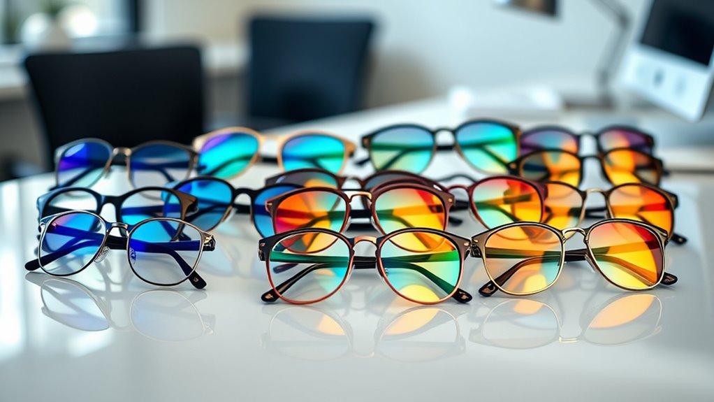 stylish blue light blocking glasses