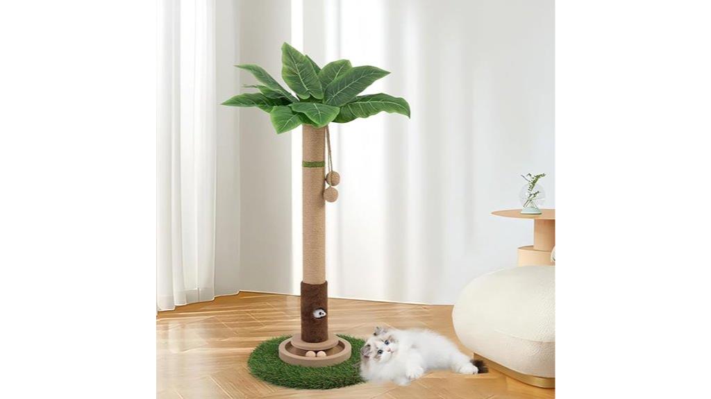 tall wooden cat tree