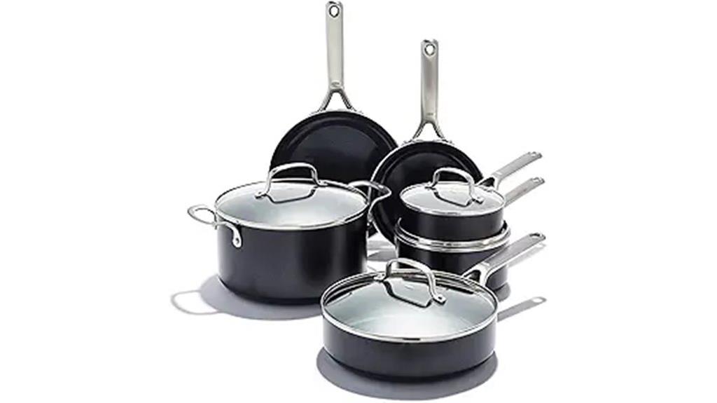 ten piece cookware set